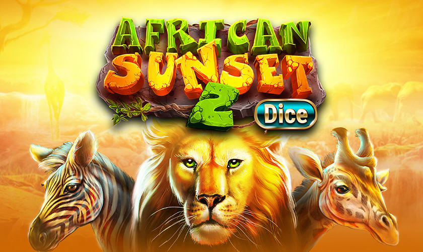 Game Art - African Sunset 2 Dice